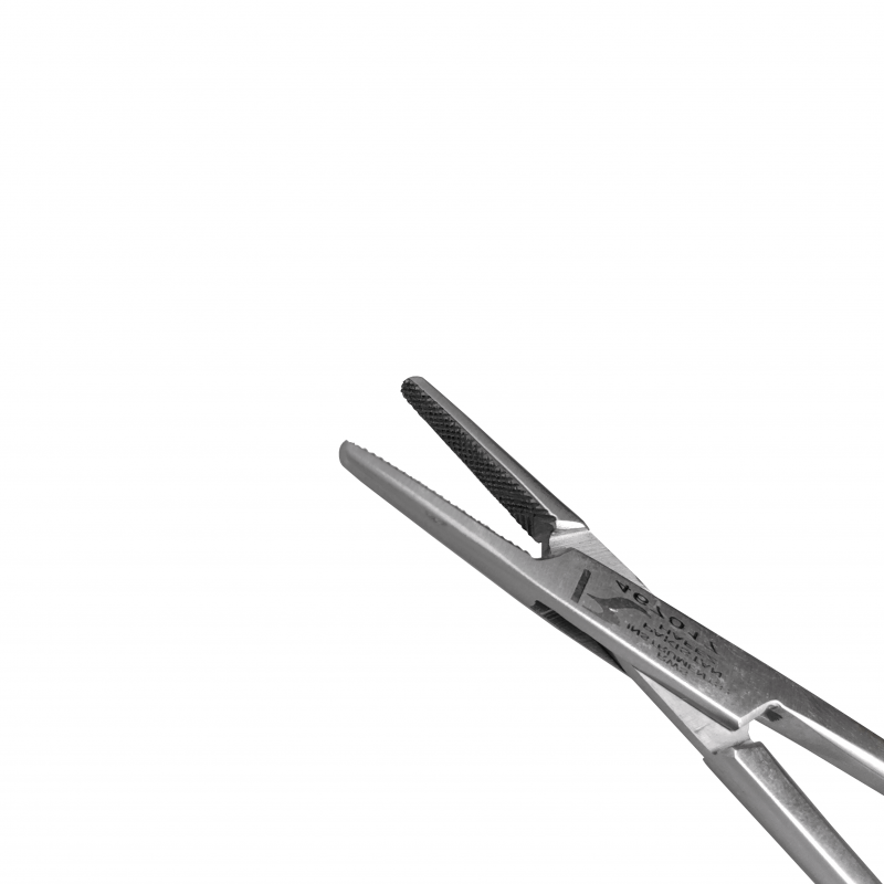 224-Needle Holder With Delicite Teeth Length 18 Cm