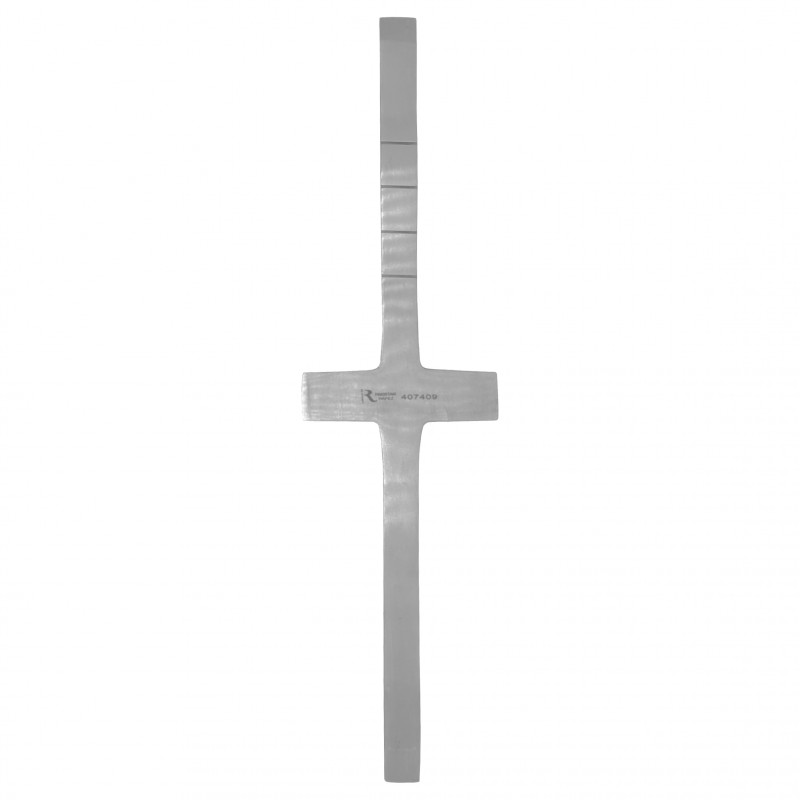 244-Cottle Chisel, With Crossbar, Straight, 18.5 Cm 9Mm