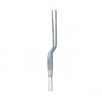 113-Jansen Ear Dressing Forceps Bayonet Length 6 Cm