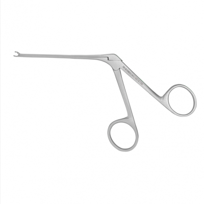 406-Micro Ear Forceps, Oval Cupped Jaws, Working Length 8 Cm,Straight Size 2