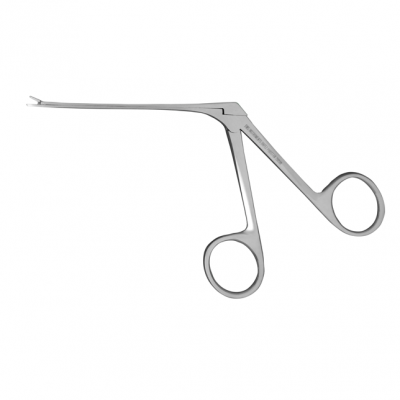401-Hartmann Micro Ear Forceps, Delicate, Serrated, Working Length 8 Cm, Straight, 0.8 X 4Mm