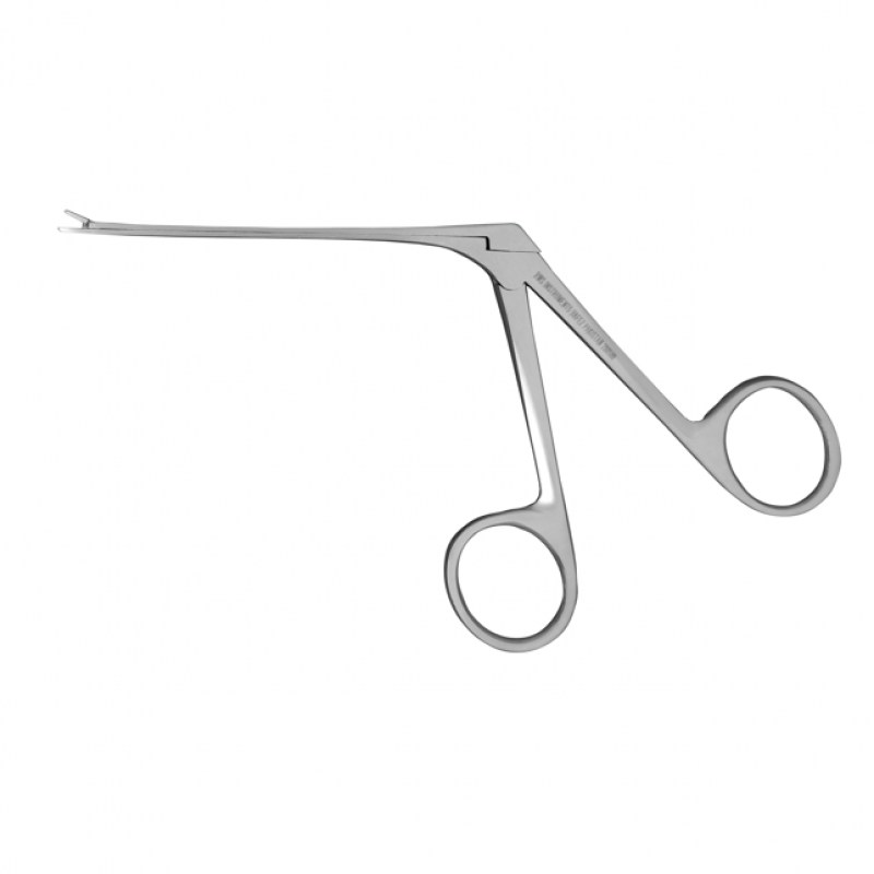 401-Hartmann Micro Ear Forceps, Delicate, Serrated, Working Length 8 Cm, Straight, 0.8 X 4Mm