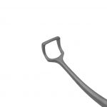 326-Adenoid Curette, Reverse Curved, 21Cm, Size 1