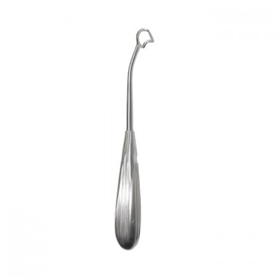 327-Adenoid Curette, Reverse Curved, 21Cm, Size 2