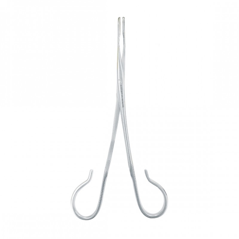865-Blohmke Tonsil Forceps, Curved, Length 21 Cm