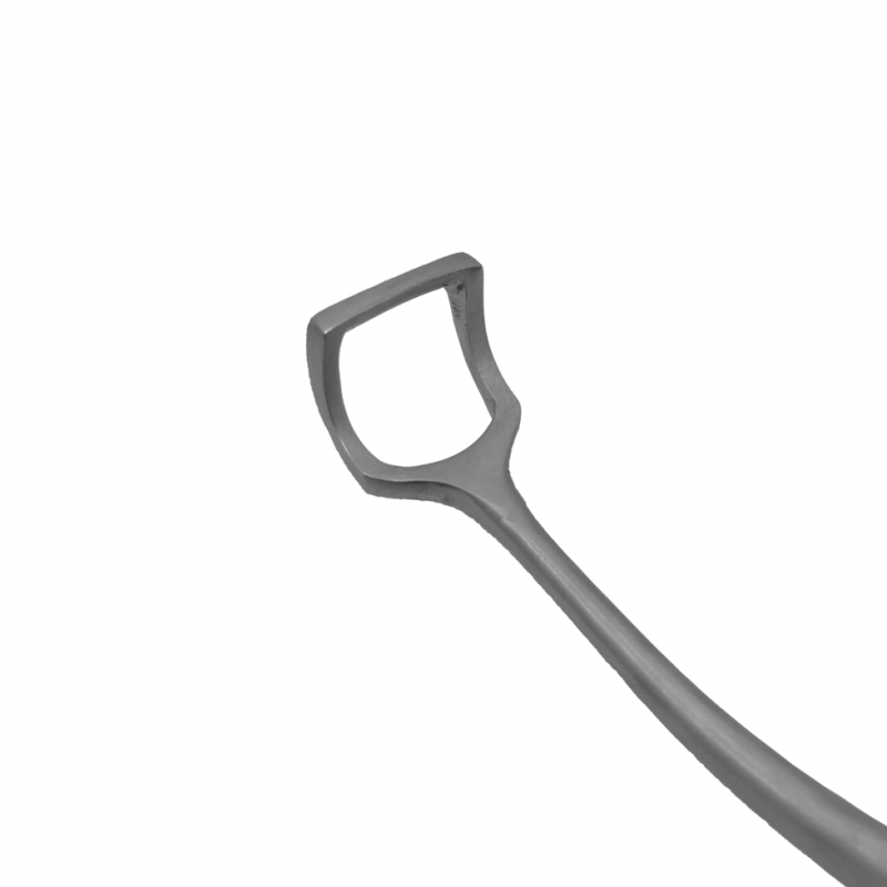 328-Adenoid Curette, Reverse Curved, 21Cm, Size 4329